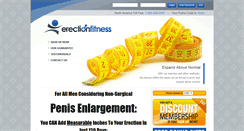 Desktop Screenshot of erectionfitness.com